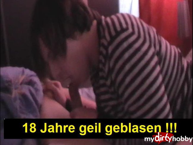 Der Freund (18) meiner Freundin geil geblasen,viel Sperma guter Sound