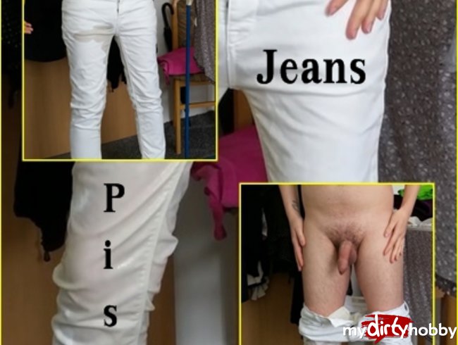 JeansPiss beim Wäsche abnehmen