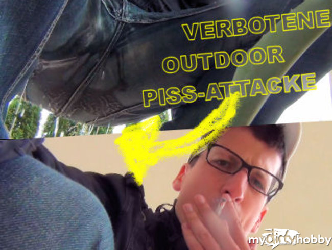 Zigarettenpause und verbotene Outdoor-Pissattacke