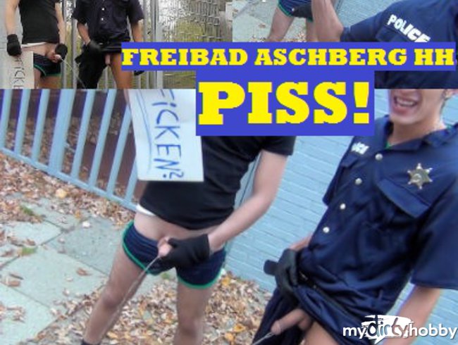 Geile Outdoor-Pisserei mit Latino-Polizist (RS)